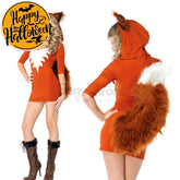 【In Stock】Halloween Cosplay Fox Costume Costumes